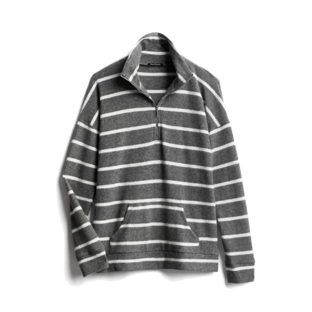 Pink Clover Stitch Fix 1/4 Zip Cathy Zip Pullover Knit Sweater Fleece Top Large